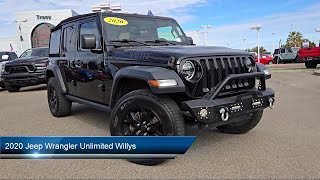 2020 Jeep Wrangler Unlimited Willys Sport Utility Tracy Modesto Manteca Stockton Antioch Brentw [upl. by Anrak]