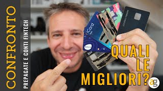 LA MIGLIOR PREPAGATA e CONTO SMART Hype BuddyBank Revolut N26 Satispay iCard [upl. by Ekud]