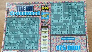 Lets Play Mega Crossword by California Lottery [upl. by Nois]