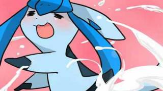 Glaceon ❤ Drunked by Ice Cream Funny Animation [upl. by Judye835]