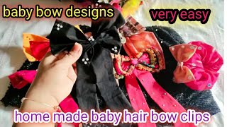 New Design Cute Bow Clips Or Hair Clips For Girls 2024  Cute Bow Hair Clips ke Design 2024 [upl. by Nidnarb]