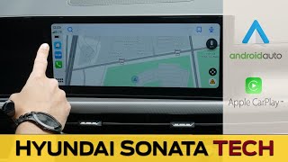 Hyundai Sonata Media Screen  Apple CarPlay Android Auto and More [upl. by Becca46]