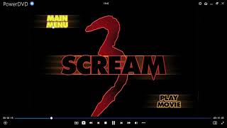 Scream 3 La Máscara de La Muerte DVD Menu 2000 en inglés [upl. by Syhr]