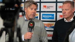 Presskonferens  Luleå Hockey  Timrå IK  20230916 [upl. by Noek474]