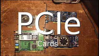 All of the different kinds of PCIe cards Most of them at least [upl. by Lutero576]