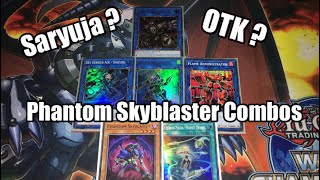 YuGiOh Phantom Skyblaster Sky Striker Combo OTKSaryuja [upl. by Obed100]