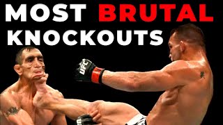 MMAs Most Brutal Finishes Top Knockouts Ever Caught on Camera [upl. by Drofliw]