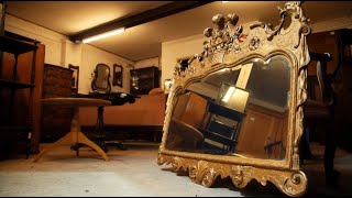 Goerge I Giltwood Mirrors  Salvage Hunters 1711 [upl. by Aneba847]