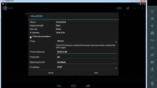 Proxy setting in Leapdroid [upl. by Burgess594]