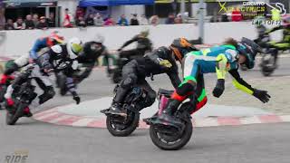 Monocycle Mayhem Epic Battles Unleashed  12 Thrilling Laps on Spanish Asphalt  Electric Unicycles [upl. by Nasus]