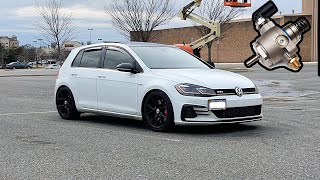 MK75 GTI Gets Upgraded HPFP Autotech HPFP Internals Install MQB [upl. by Llennoj]