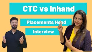 CTC vs Inhand Salary  Interview with Placement Coordinator [upl. by Hett879]