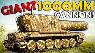 I Built An EPIC CURSED 1000MM Cannon Tank In Sprocket Tank Design [upl. by Ial]