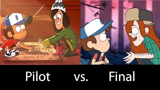 Wow The Gravity Falls Pilot Looked VERY Different [upl. by Ponton]