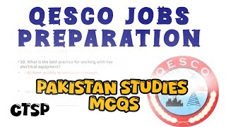 Pakistan Studies MCQs For QESCO Jobs Preparation Meter Reader Posts qesco cssmpt ctsp wapda [upl. by Accisej]