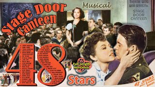 Stage Door Canteen 1943 — Wartime Musical  Katharine Hepburn Tallulah Bankhead [upl. by Balch299]