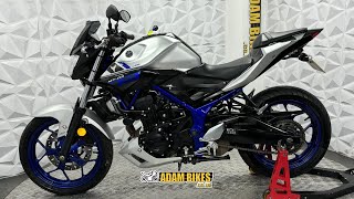 2016 Yamaha MT03  WWWADAMBIKESCOUK [upl. by Annawit524]