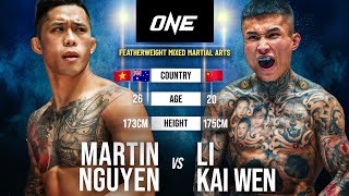 They Threw BOMBS 💣😱 Martin Nguyen vs Li Kai Wen  Full Fight WITHOUT COMMENTARY [upl. by Arada]