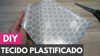 Como plastificarimpermeabilizar tecidos DIY  Faça você mesmo [upl. by Shandee]