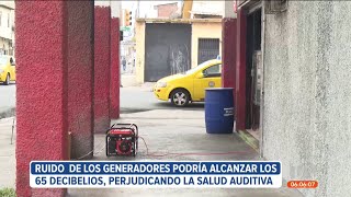 Ruido de generadores podría ocasionar problemas de salud a personas por sus altos decibeles [upl. by Akined561]