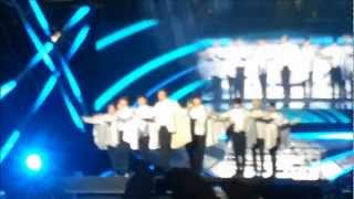 Gangnam Festival KPop Concert SJ Superman 7Oct 2012 [upl. by Darnok]