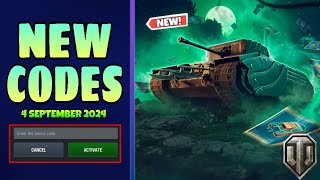 New World Of Tanks Blitz Codes 4 September 2024  WOT Blitz Codes [upl. by Mailliw]