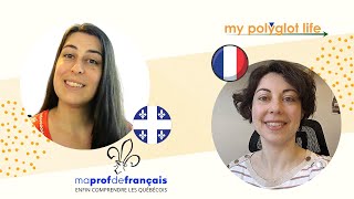 Français Québécois vs Français de France  Interview avec Geneviève prof Québécoise de français [upl. by Lamaj]