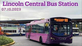 Buses at Lincoln Central Bus Station 07102023 [upl. by Toinette468]