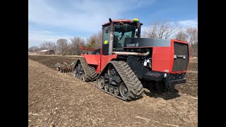 9370 Case Quadtrac Starting Spring Tillage [upl. by Schofield258]