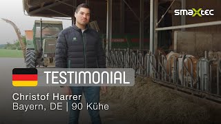 smaXtec  Testimonial  Christoph Harrer Bayern DE [upl. by Nagn]