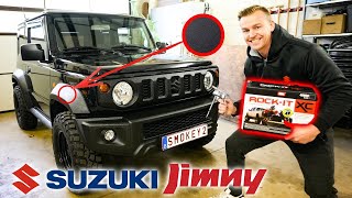 EASY DIY BED LINER Protection On 4x4 OFFROAD Suzuki Jimny  BRUTAL LOOK [upl. by Noyahs]