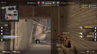 CSGO  GeTRiGhT Sick Pistol ACE vs G2  ELEAGUE Season 1 [upl. by Bickart]