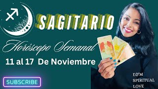 Sagitario ♐️ MENSAJE DEL ARCÁNGEL Y HORÓSCOPO DE LA SEMANA del 11 Noviembre al 17 [upl. by Alphonsa]