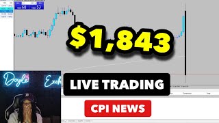 Live Trading NAS100 1843 Under One Hour Using Supply amp Demand Strategy FOREX [upl. by Nnov]