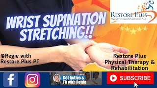 Wrist Supination Stretching [upl. by Noiram]