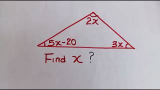 How to find angles in a Triangle  The sum of angles in a Triangle is 180⁰ viralmaths [upl. by Sabir464]