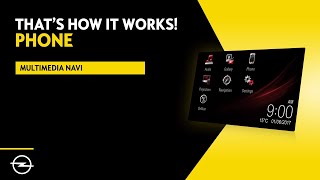 Multimedia Navi  Insignia  Phone  Thats How It Works  Opel Infotainment [upl. by Idham83]