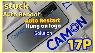 Tecno Camon 17p Auto Restart Hang On Logo Problem Fix By Yasir Gsm [upl. by Christianity854]