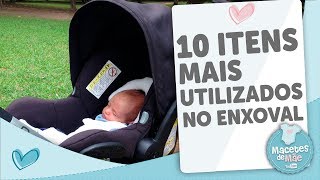 ENXOVAL DO BEBÊ  10 ITENS MAIS UTILIZADOS [upl. by Atnovart]