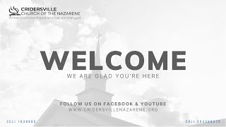 Cridersville Nazarene  Livestream  October 20 2024 [upl. by Ellednahs]