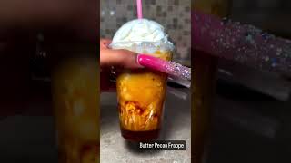 Butter Pecan Frappe coffee coffeeathome hazelnut frappe frappuccino asmr asmrcoffee shorts [upl. by Randolph]