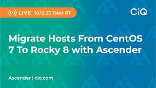 Migrate Hosts From CentOS 7 To Rocky 8 with Ascender [upl. by Ben]