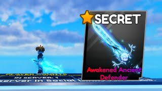 AWAKENED ASCIENT DEFENDER SHOWCASE BLADE BALL [upl. by Ahsilrac]