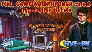 Mystery Detective Adventure Case 2  Improbable Suicide ♥ Full Walkthrough FIVEBN GAMES [upl. by Guido]