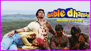 Ritesh Deshmukh Con People For Living  Double Dhamaal  Movie Scenes  Sanjay Dutt  Kangana [upl. by Lacy]