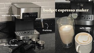 budget espresso maker ☕️  unboxing making coffee amp review shopee [upl. by Yeniffit346]