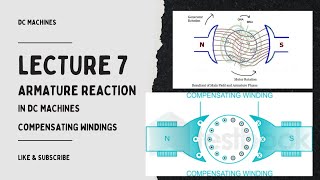 Lecture 7 Armature reaction in DC machines  Reduce armature reaction [upl. by Gonroff10]