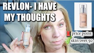 NEW REVLON Illuminance FOUNDATION  wear test skin over 50 REVIEW new fave [upl. by Dollie]