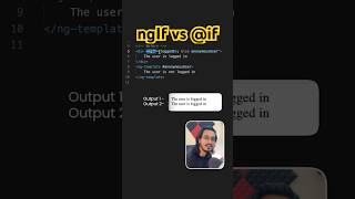 ngIf vs if in Angular Key Differences amp When to Use Each [upl. by Merilyn105]