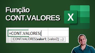 Função CONTVALORES  Como Contar Células no Excel Excel Básico [upl. by Elena334]